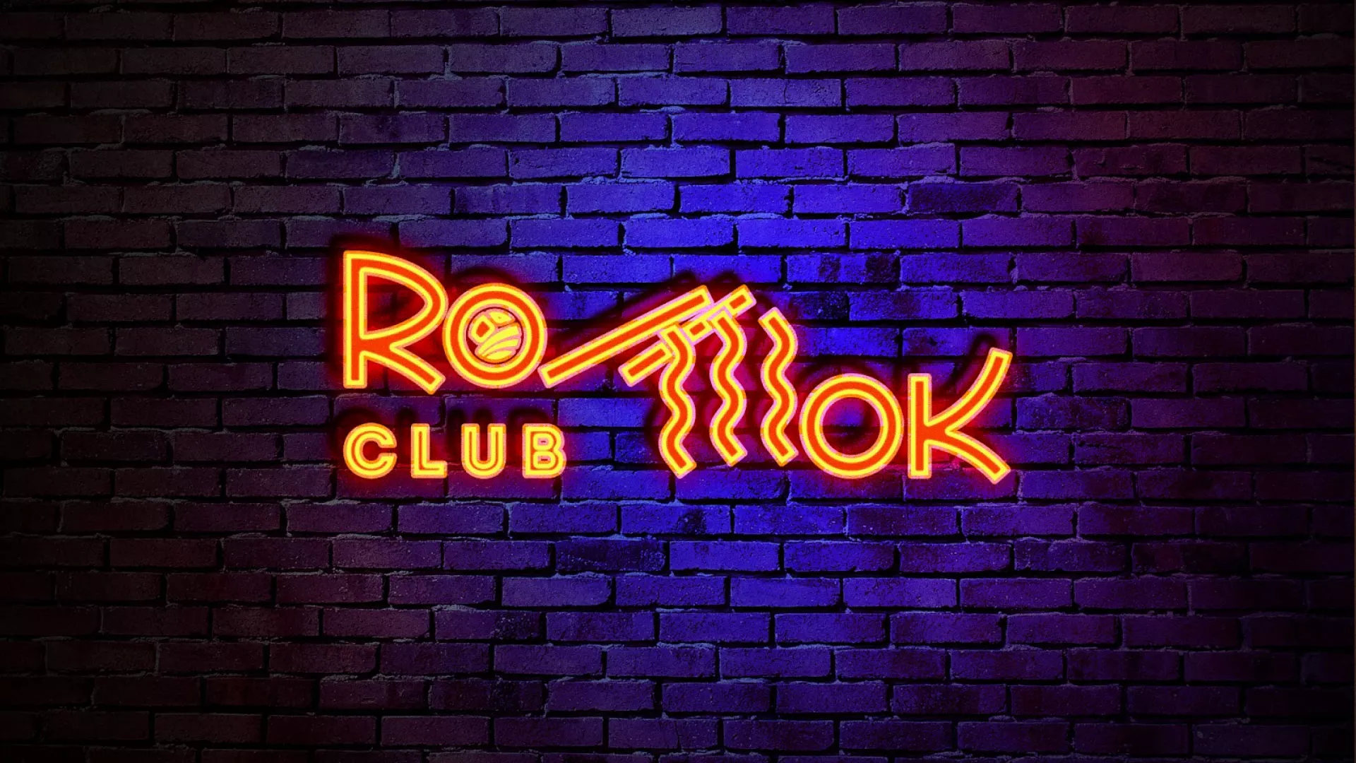 Разработка интерьерной вывески суши-бара «Roll Wok Club» в Княгинино